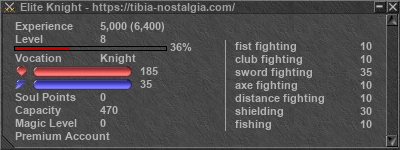 Signature for player Elite Knight